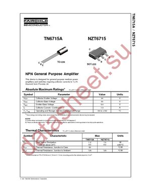 TN6715A datasheet  